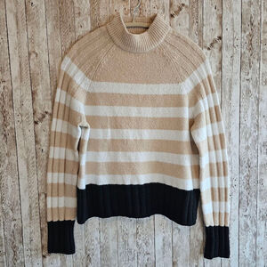 Women's Raffaella Sweater, S/P, Beige & Black
